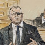 "Vous représentez une menace persistante et un danger pour ce pays", a lancé le juge fédéral Amit Mehta pour justifier la sévérité de la peine retenue contre le fondateur de la milice "Oath Keepers". (dessin)